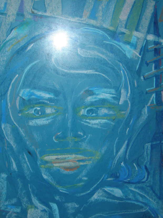 Klaus Kusche (1931 - 1997) - Selbstportrt um 1960 - 39 x 30 cm - 39 € mtl./K 450 €