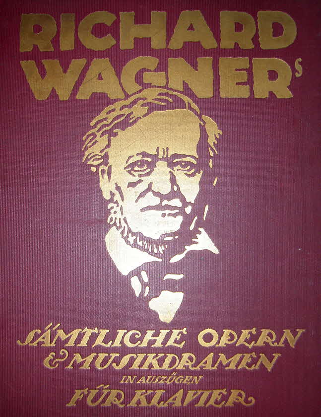 RICHARD WAGNER - Opern und Musikdramen - 33 x 28 cm - 208 Seiten - 1914 - Hollnder - Tannhuser - Meistersinger - Siegfried - Gtterdmmerung- 39 € mtl./K 250 €